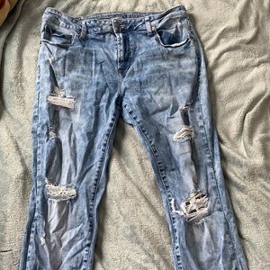 American eagle ripped jeans